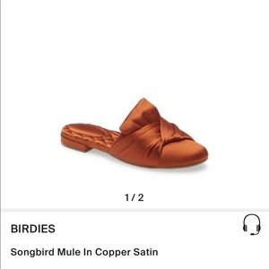 NIB NWT Birdies Songbird in color Copper size 7 slip on slide / mule
